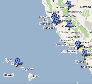 Operations on Hawaii and Mainland.